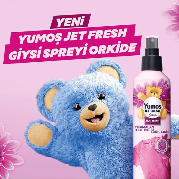 Yumoş Jet Fresh Orkide 200 ML + Jet Fresh Lilyum Giysi Spreyi 200 ML - 3