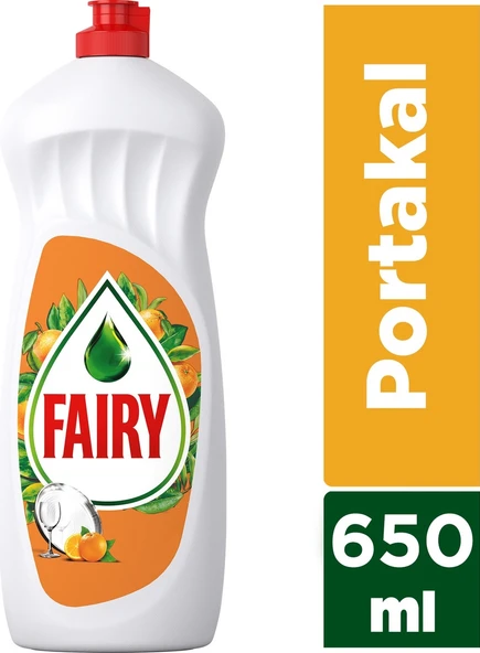Fairy Portakal Kokulu Sıvı Bulaşık Deterjanı 4 x 650 ML ürün görseli 1