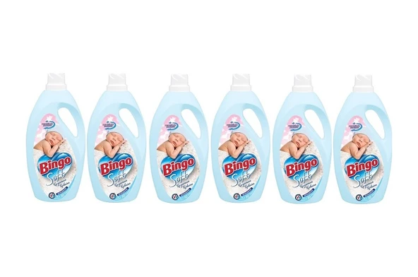 Bingo Soft Çamaşır Yumuşatıcısı Kuzumun Kokusu 6 x 3 L - 2