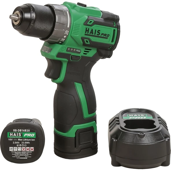 Hais Pro RB-DB16 Akülü Vidalama Matkap 16V 2.0 Ah ürün görseli