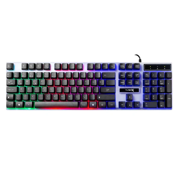 Turbox TRX-108 Bundle KAblolu Klavye Mouse Mousepad RGB Kulaklık - 2