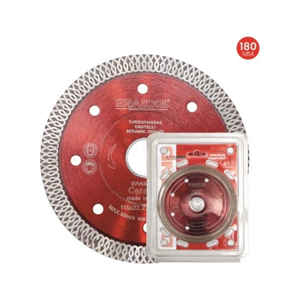 Eratool Elmas Testere Dantelli Hassas İnce 180THD ERA50099 - 2