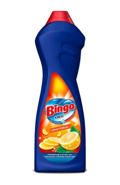 Bingo Krem Mutfak Yüzey Temizleyici Limon Kokulu 750 ML - Resim 2