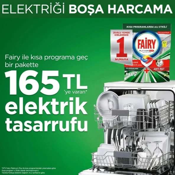 Fairy Platinum Plus Ultra Bulaşık Makinesi Deterjanı  5 x 32 Tablet - Resim 4