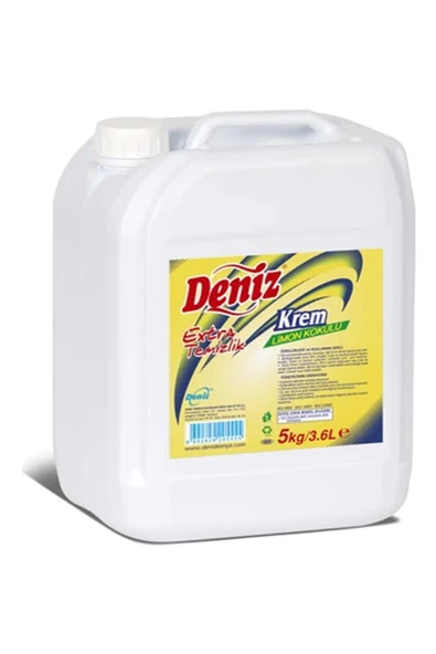 Deniz Mineralli Sıvı Ovma Maddesi / Krem Temizleyici / 5 Kg. / 3.6 Litre - Bidon ürün görseli 1