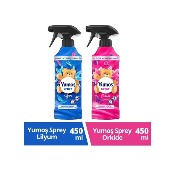 Yumoş Orkide + Lilyum Sprey 2 x 450 ML - 2