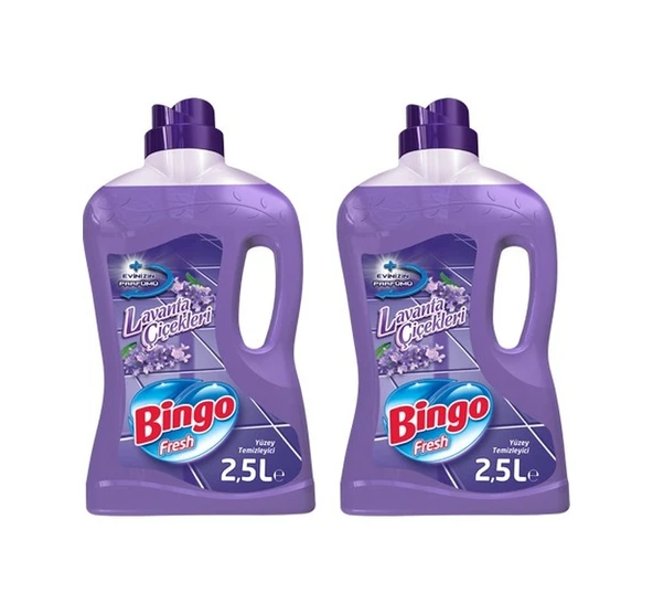 Bingo Fresh Yüzey Temizleyici Lavanta Çiçekleri 2 x 2500 ML ürün görseli
