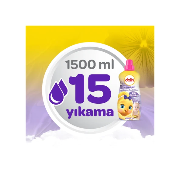 Dalin Çamaşır Yumuşatıcı Konsantre 1500ml Düş Bahçesi 4 Lü Set 4'lü Set - 4