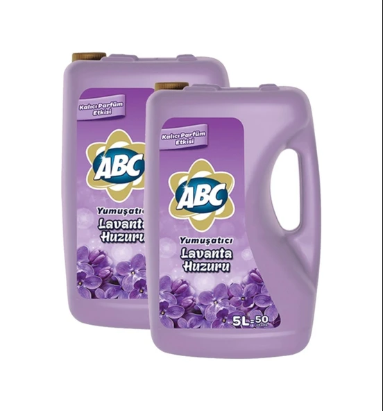 Abc Çamaşır Yumuşatıcı Lavanta Huzuru 5 Litre 2 Adet