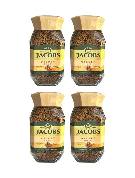 Jacobs Velvet Gold 100 Gr Çözünebilir Kahve X 4 Adet Çözünebilir ürün görseli