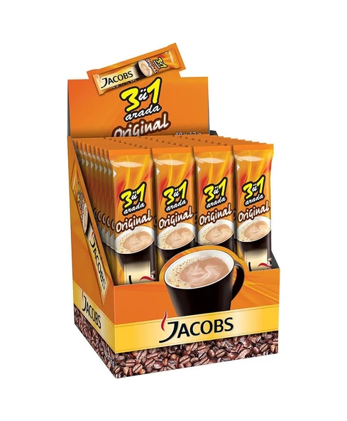 Jacobs Original 3'ü 1 Arada Kahve 200 x 12 G ürün görseli
