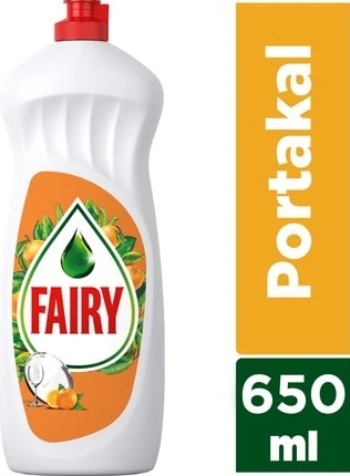 Fairy Portakal Kokulu Sıvı Bulaşık Deterjanı 3 x 650 ML ürün görseli