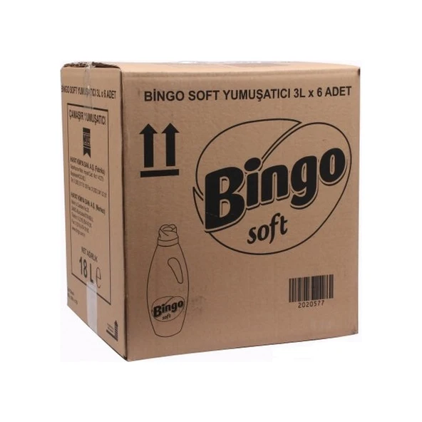 Bingo Soft Çamaşır Yumuşatıcısı Sensitive 6 x 3 L - 2