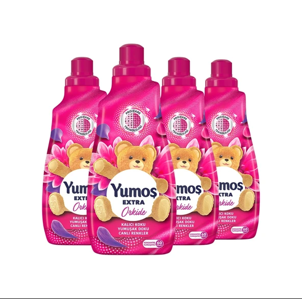 Yumoş Extra Yumuşatıcısı Orkide 1440 Ml 60 Yıkama x4 Adet - 2
