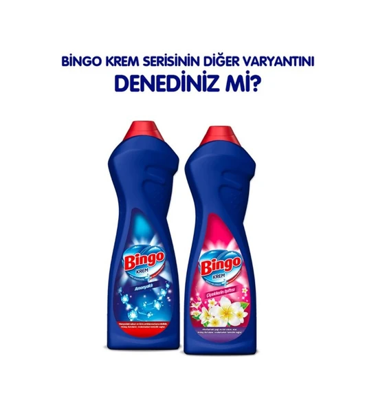 Bingo Krem Mutfak Yüzey Temizleyici Limon Kokulu 750 ML - Resim 5