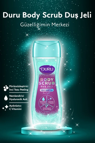 Duru Body Scrub Pink Delight & Ice Light Duş Jeli 2x450 Ml Diğer - 3