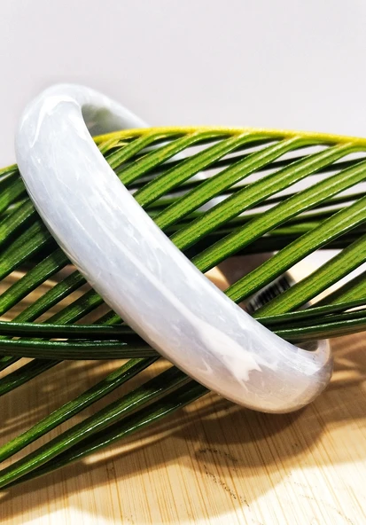 Monalisa Home Kemik Renkli Şık Mika Bileklik ürün görseli 1