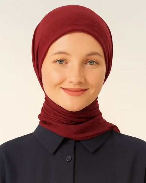 Konfor Eşarp – 195x85 cm – 4 Mevsim Kullanım – Terletmez, Kaymaz, Pamuk Polyester Karışımlı Rahat Eşarp - Resim 10