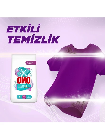 Omo Matik Active Beyazlar & Renkliler Toz Deterjanı 2 x 9 KG - Resim 8