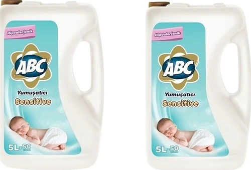 ABC Çamaşır Yumuşatıcısı Sensitive 2 x 5 L