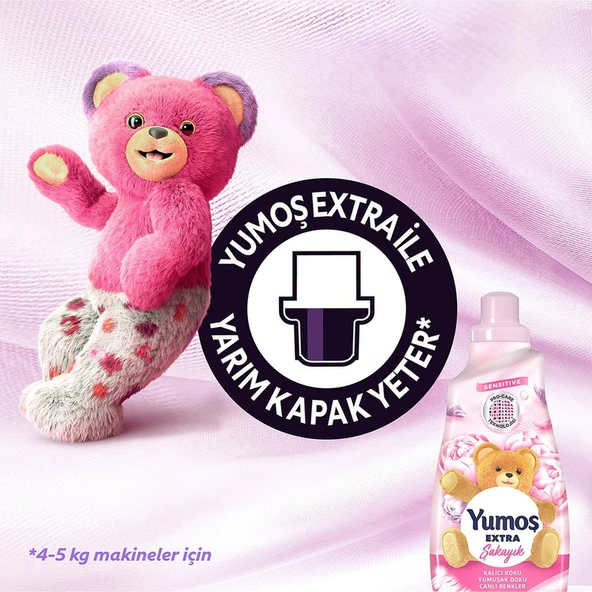 Yumoş Extra Konsantre Çamaşır Yumuşatıcısı Şakayık 3 x 1440 ML - 4
