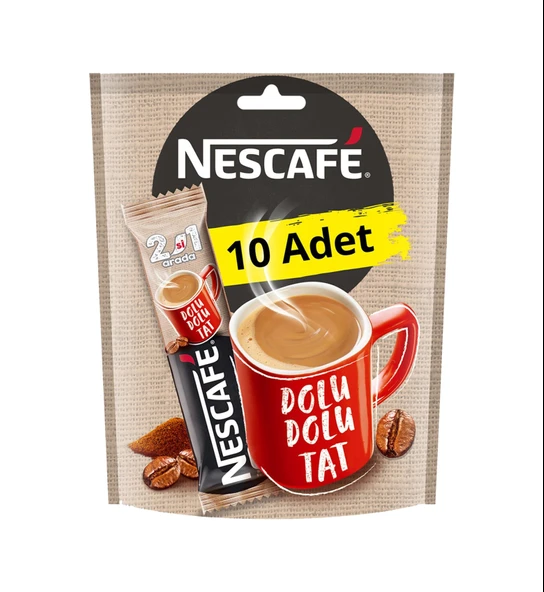 Nescafe 2 si 1 Arada Kahve 4 x 10'lu - Resim 3