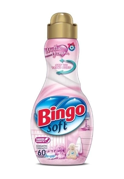 Bingo Soft Çamaşır Yumuşatıcı Konsantre 1440ml Mutlu Yuvam 2li 2'li Set - 2