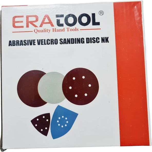 Eratool Cırtlı Delikli Disk Zımpara V125 150 Kum | Kusursuz Pürüzsüzlük | 50 Adet - Resim 2