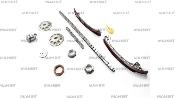 EKSANTRİK ZİNCİR SETİ AVENSIS 2001-2008 1AZFSE / RAV-4 2005-2008 1AZFE / 2.0 BENZİNLİ (11 PARÇA) 13506 0H010 - Resim 2