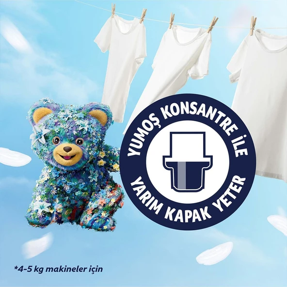 Yumoş Extra Açık Hava Etkisi Nergis Çamaşır Yumuşatıcısı 3 x 1200 ML - 6