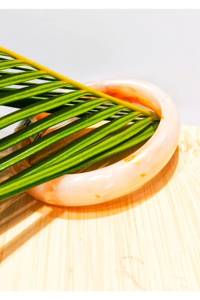 Monalisa Home Kemik Renkli Şık Mika Bileklik ürün görseli 1