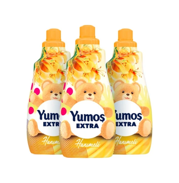 Yumoş Extra Konsantre Çamaşır Yumuşatıcısı Hanımeli 3 x 1440 ML