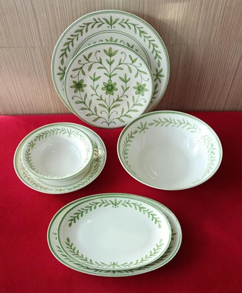 KÜTAHYA PORSELEN ZEUGMA 27 PARÇA YEMEK TAKIMI 1129 ürün görseli