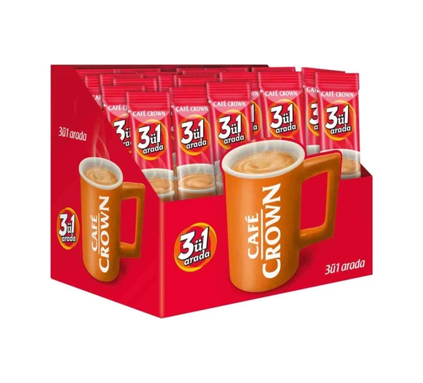 Cafe Crown Sade 3 ü 1 Arada Kahve 24 x 13 G ürün görseli 1