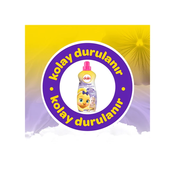 Dalin Çamaşır Yumuşatıcı Konsantre 1500ml Düş Bahçesi 3 Lü Set 3'lü Set - 5