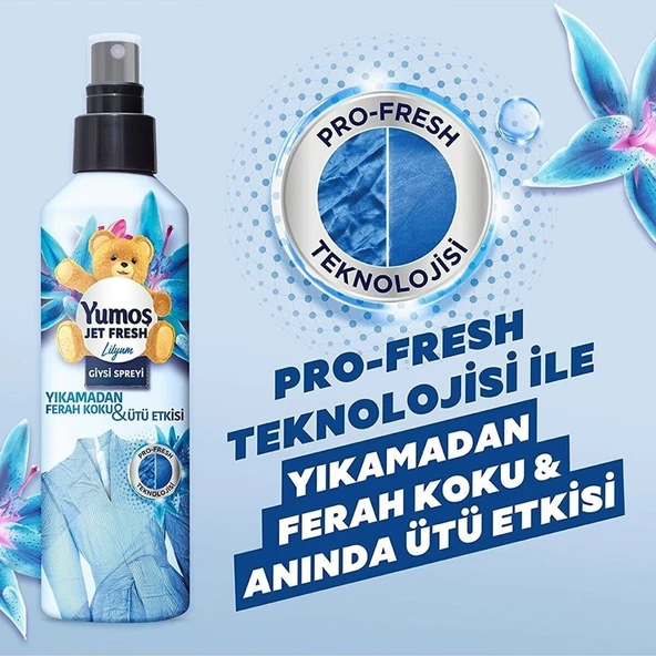 Yumoş Jet Fresh Lilyum 2 x 200 ML + Orkide 2 x 200 ML - 3
