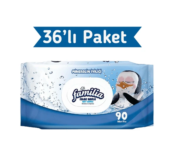 Familia Mineralin İyiliği Islak Havlu Mendil 90x36 3240 Yaprak ürün görseli 1