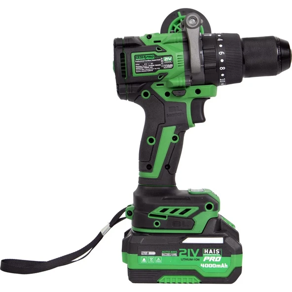 Hais Pro Profesyonel Darbeli Matkap 21 V 4.0 Ah Çift Akülü RB-DB2109 - Resim 4