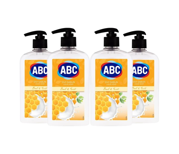 Abc Sıvı Sabun Bal & Süt Beyaz 4 x 400 ML - 2