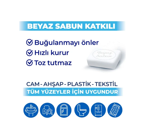 Bingo Pratik Yüzey Temizlik Havlusu Beyaz Sabun 4 x 96'lı - Resim 5