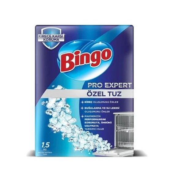 Bingo Bulaşık Makinesi Pro Expert Özel Tuz 1,5 Kg
