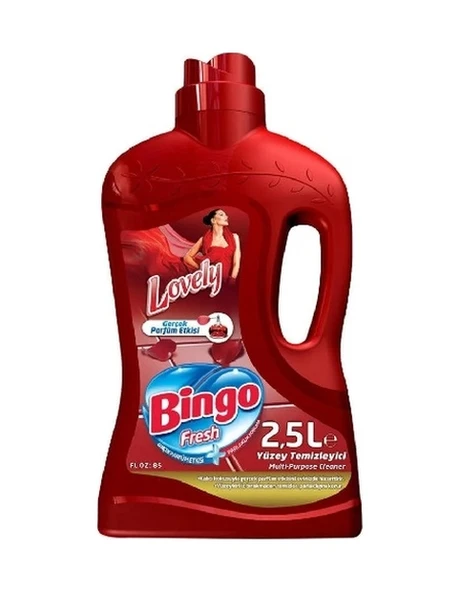 Bingo Fresh Lovely Yüzey Temizleyici 4 x 2500 ML ürün görseli