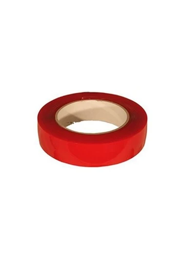 ÇİFT TARAFLI BANT 20MM X 5MT KIRMIZI ŞEFFAF - 1