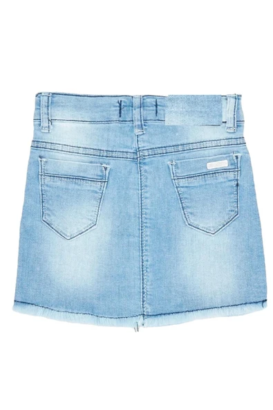 İrem Çocuk Giyim Kız Çocuk Yazı Desenli Kot Etek - 2