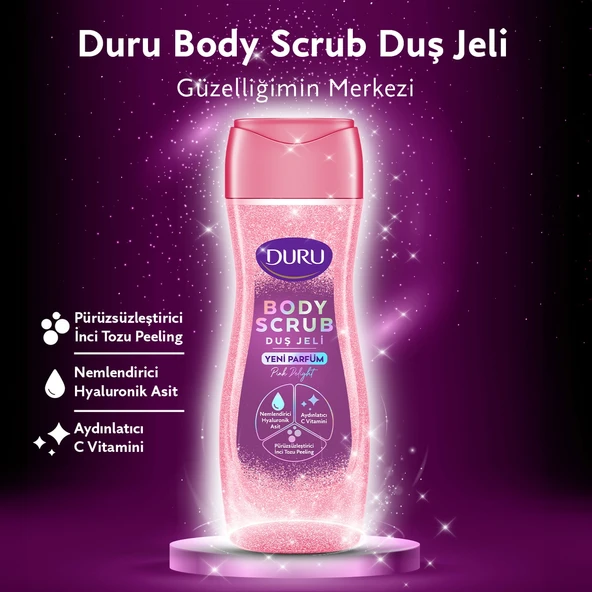 Duru Body Scrub Pınk Delıght Duş Jeli 4x450 Ml Diğer - 2