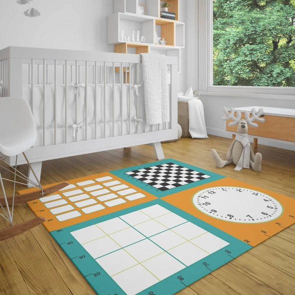 MATEMATİK HALISI 140*140 ürün görseli