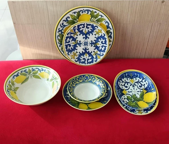 KÜTAHYA PORSELEN ZEUGMA 27 PARÇA YEMEK TAKIMI 1126