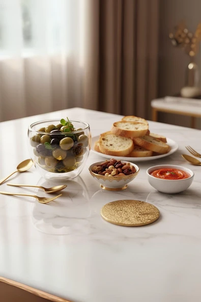 Çift Cidarlı Cam Kase 250 ml 10 cm - Resim 2