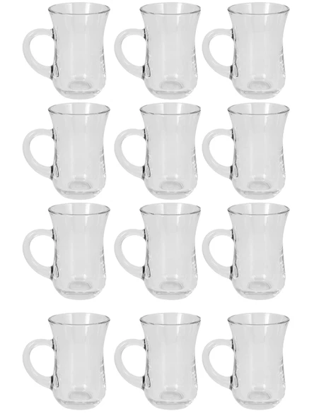 Kulplu Çay Bardağı 12'li Set Paşabahçe Glass you ürün görseli