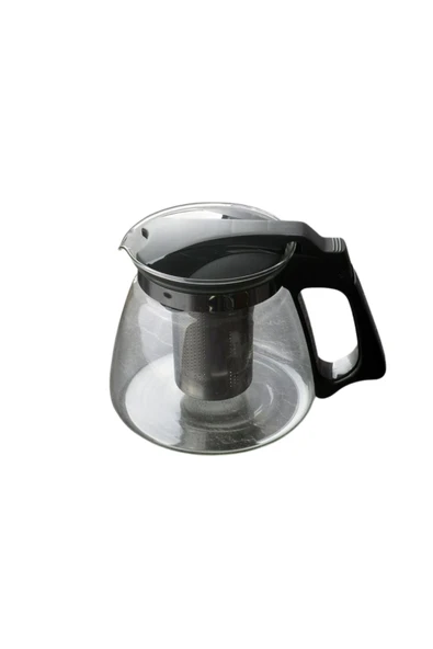 Süzgeçli Cam Demlik 1100 ml - Resim 2